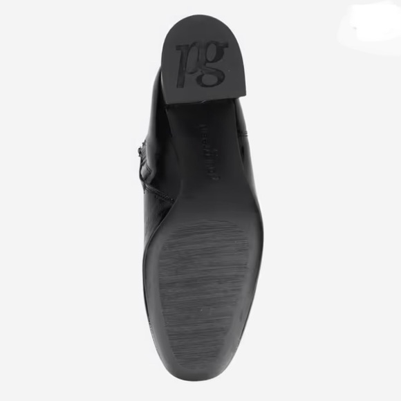 NEW paul green black crinkled patent leather ankle boots - Picture 3 of 8